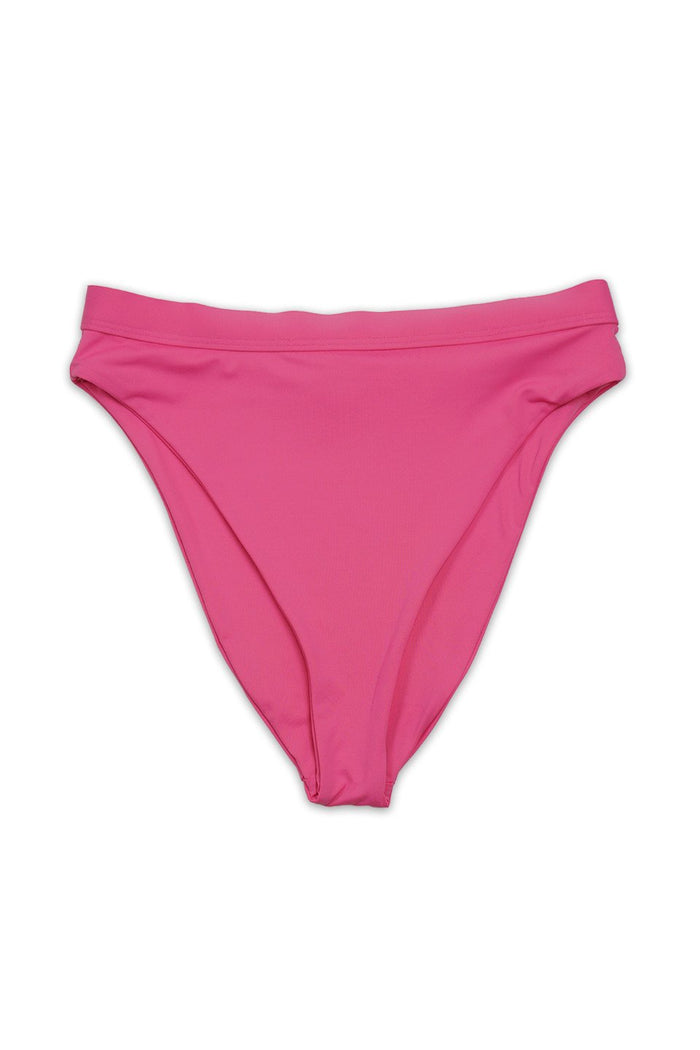 Amaka Pink High Waist Bikini Bottom