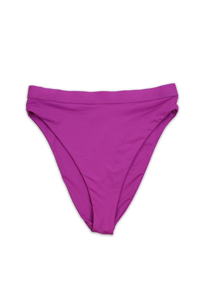 Amaka Purple High Waist Bikini Bottom