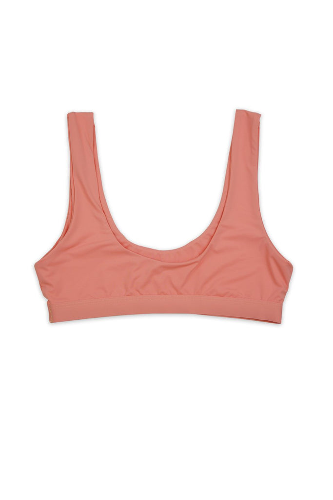 Amaka Bikini Tank Top in Coral