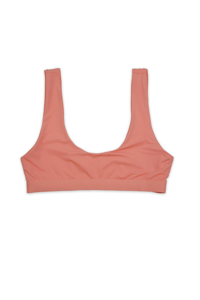 Amaka Bikini Tank Top in Coral